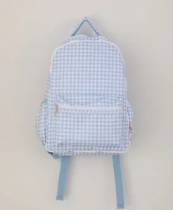 sac à dos à volants vichy pour filles, avec manches porte-crayons, multi-poches, grande capacité pour adolescents, sac à dos de voyage pour la rentrée scolaire
