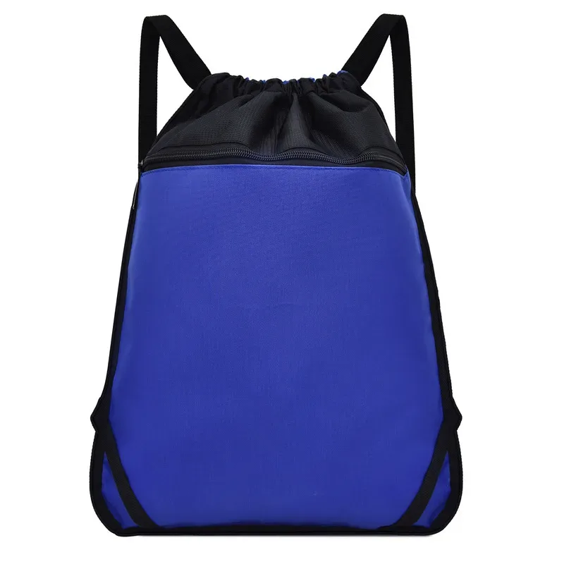 sac à dos de sport de voyage avec logo personnalisé, sac de grande capacité, sac à dos d'extérieur à cordon de serrage, sacs de fitness d'entraînement pour hommes et femmes