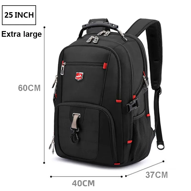 sacs à dos étanches pour ordinateur portable 20 pouces, sac d'école avec chargeur usb, sac à dos antivol pour hommes, sac à dos de voyage mochila haute capacité