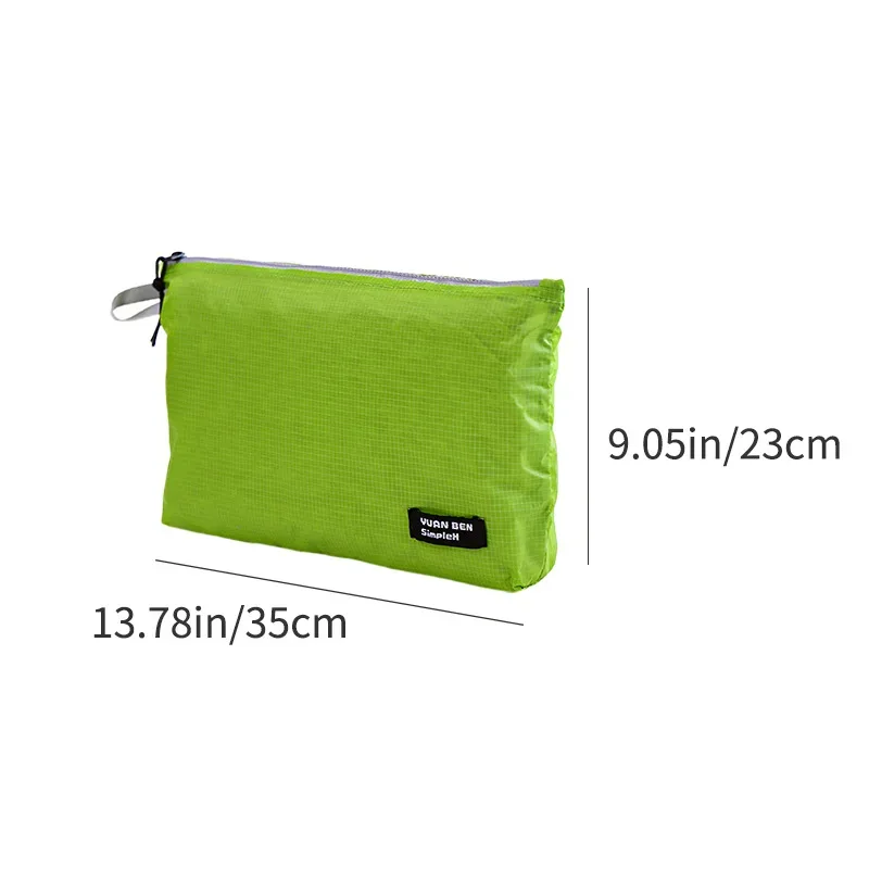 sac de rangement de voyage imperméable, sac de toilette portable de grande capacité pour les voyages d'affaires, sac organisateur de documents divers