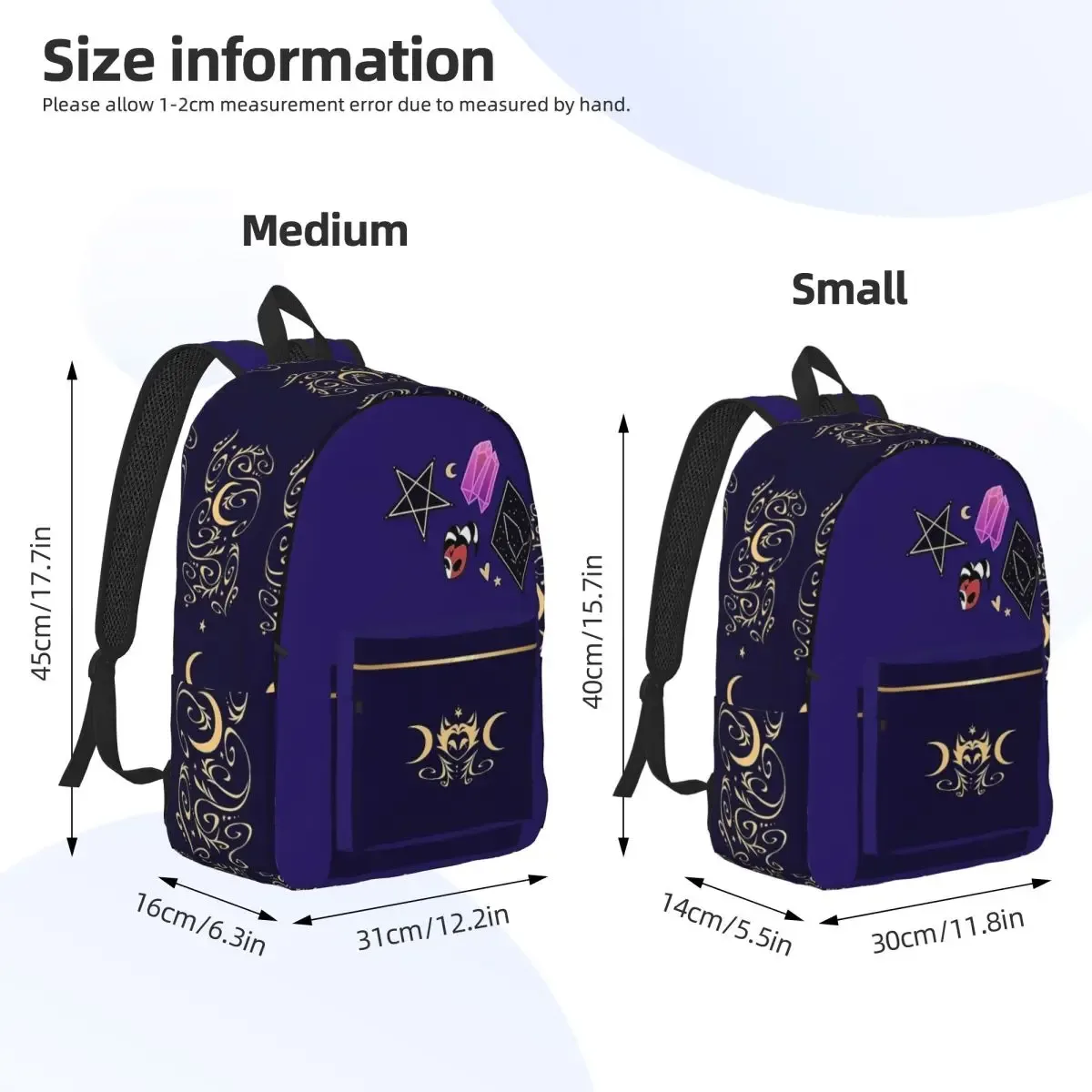 helluva stolas dessin animé sac à dos pour hommes femmes adolescent étudiant travail sac à dos collège sac à bandoulière cadeau