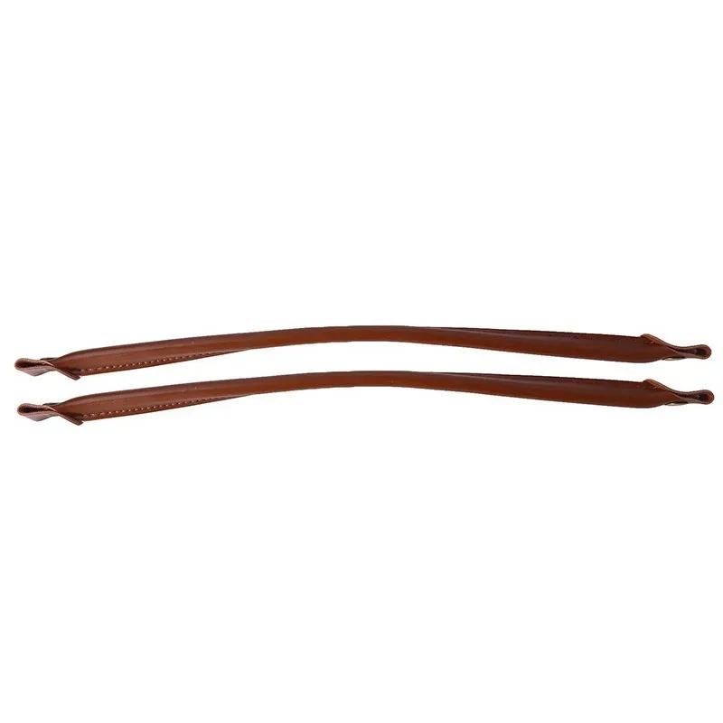 1/2 poignées de sac de rechange pour sacs à main, bandoulière pour sacs à bandoulière femme, sangle en cuir pu, ceinture de sac couleur unie, accessoires diy avec fermoir