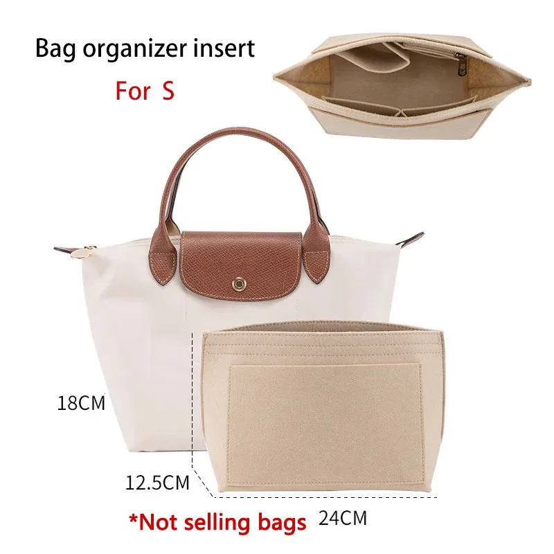 organisateur de sac en feutre energy s, durable et élégant, pour le rangement et la modification intérieure des sacs, accessoires de sac