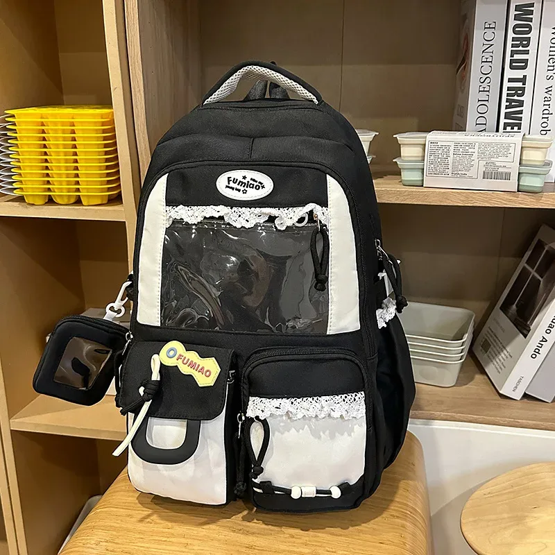sac à dos ulzzang ita pour filles, nouveau style japonais, léger, grande capacité, sac d'école mignon de haute qualité, sac de voyage