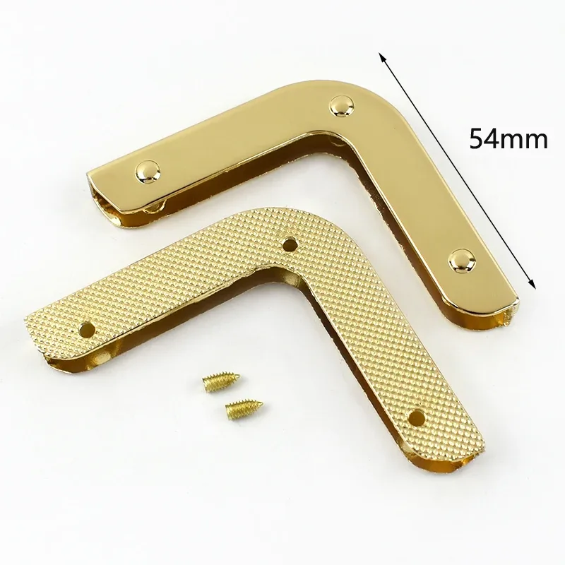 deepeel-boucles de protection des bords du sac à main, décoration d'angle de sac à bagages, fermoirs en métal, accessoires de quincaillerie de bricolage, 25mm, 35mm, 40mm, 45mm, 54mm, 5/10 pièces