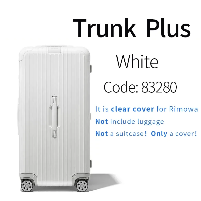 housse transparente applicable pour rimowa clear essential trunk plus housse de protection pour valise 33 pouces housse de bagage rimowa
