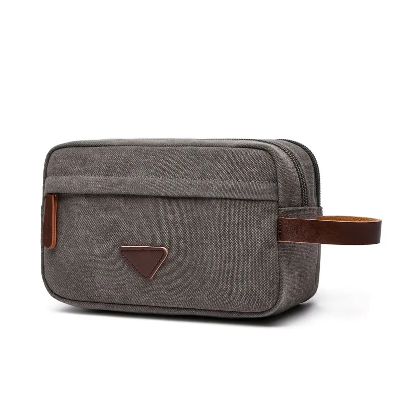 pochette pour homme, trousse de toilette, sac de rangement pour cosmétiques, sac de voyage en toile imperméable, trousse de maquillage pour femme, étui de beauté pour femme