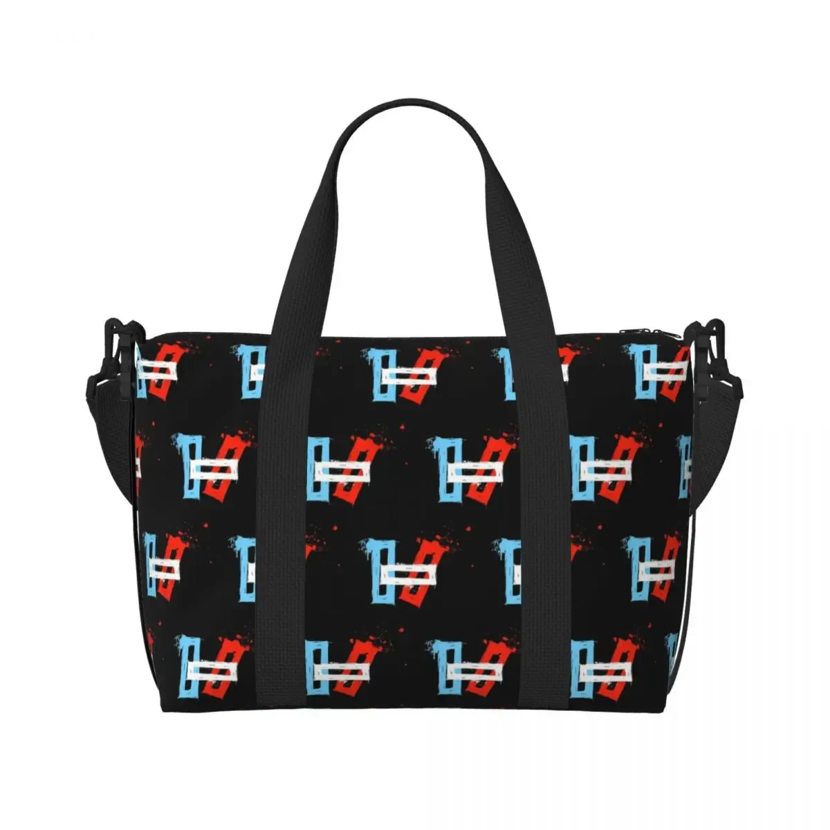 sac fourre-tout personnalisé t-twentys one p-pilots de marque classique pour femmes, sacs de voyage de grande capacité pour salle de sport et plage