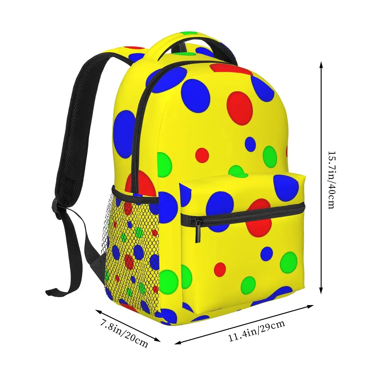 Sac à dos Spotty Mr Tumble's Spotty pour étudiants, sac d'école, sac à dos de randonnée, sac de voyage pour garçons et filles, sac à dos tendance, sacs à bandoulière