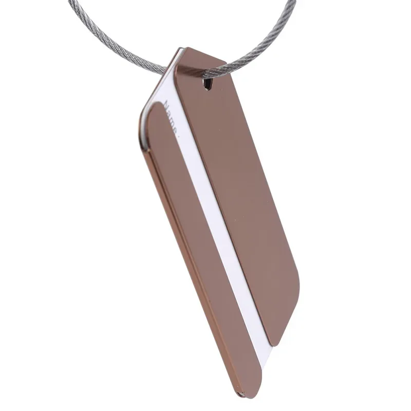 étiquette d'identification de bagage portable de couleur unie pour hommes et femmes, étiquette de nom et d'adresse pour valise, accessoire de marquage de sac anti-perte pour voyage