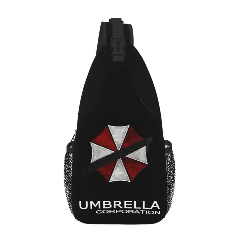 umbrella corporation sling chest bag – sac à dos quotidien durable et imperméable, à bandoulière, pour hommes et femmes, pour voyage, randonnée, sac à dos de jour