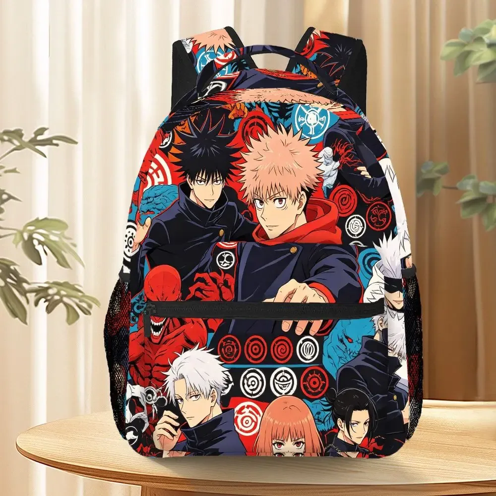 Sac à dos d'anime Jujutsu Kaisen, sac d'école imprimé Itadori Yuji Gojo Satoru pour adolescents, sac à dos de voyage décontracté de grande capacité, Mochilas