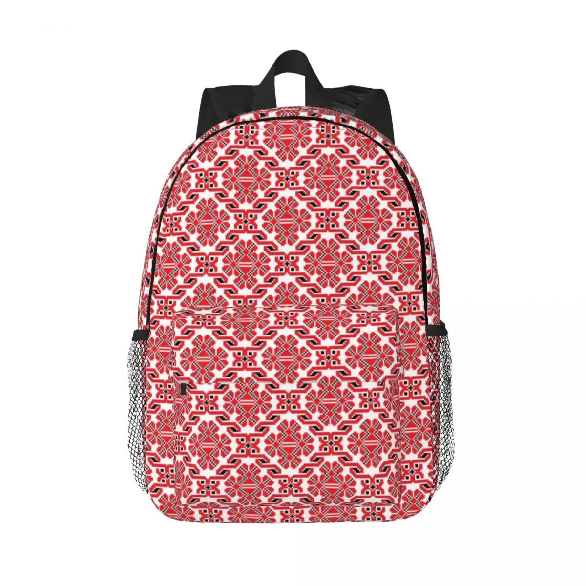 sac à dos brodé d'ornement pour hommes et femmes, degré d'eau, école universitaire, sac boho, sacs à livres d'impression, ukraine 21e