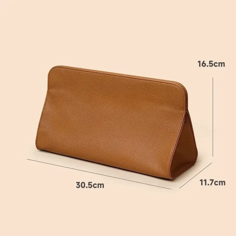 sac de rangement pour sèche-cheveux en cuir pu souple personnalisé, sac de voyage de grande capacité pour fer à friser, sac cosmétique de luxe pour femme