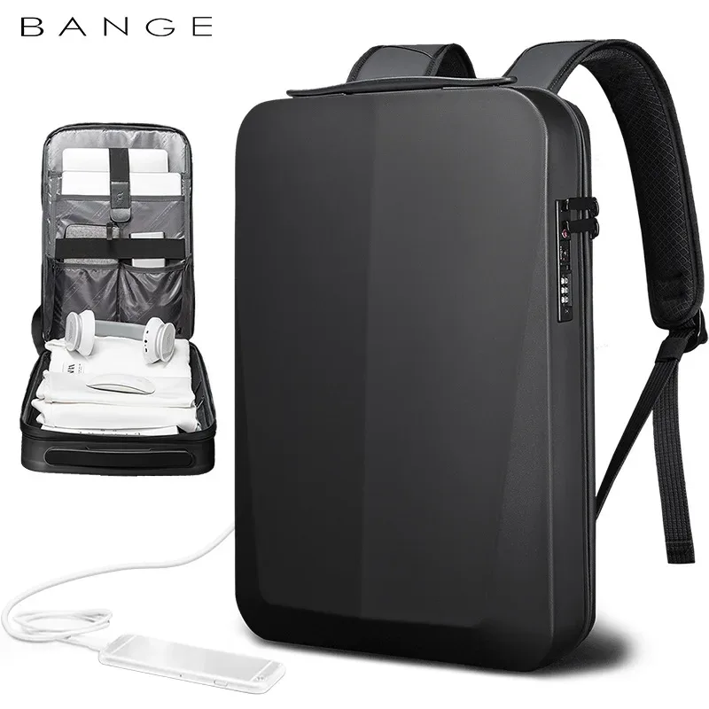 Bange PC Business sac à dos 15.6 pouces sacoche pour ordinateur portable hommes élégant étanche hommes Usb antivol ordinateur sac grande capacité sac