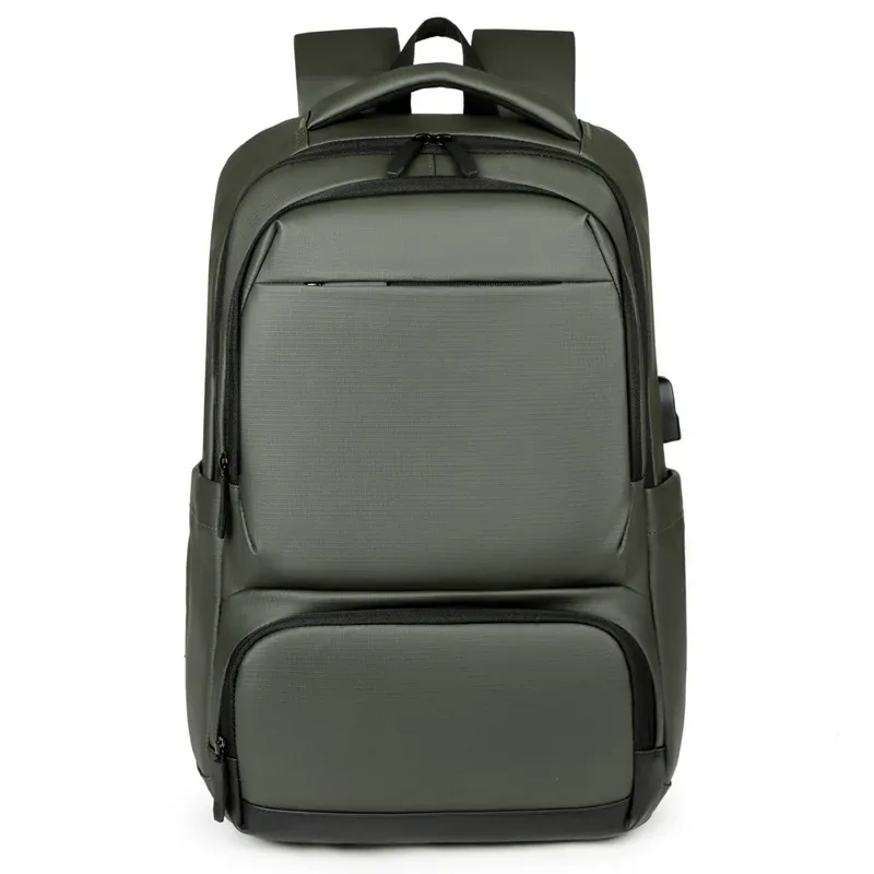 sac à dos d'affaires imperméable pour hommes, disponible en plusieurs couleurs, sac à dos de grande capacité pour les trajets quotidiens, peut accueillir des sacs pour ordinateur portable de 14 pouces