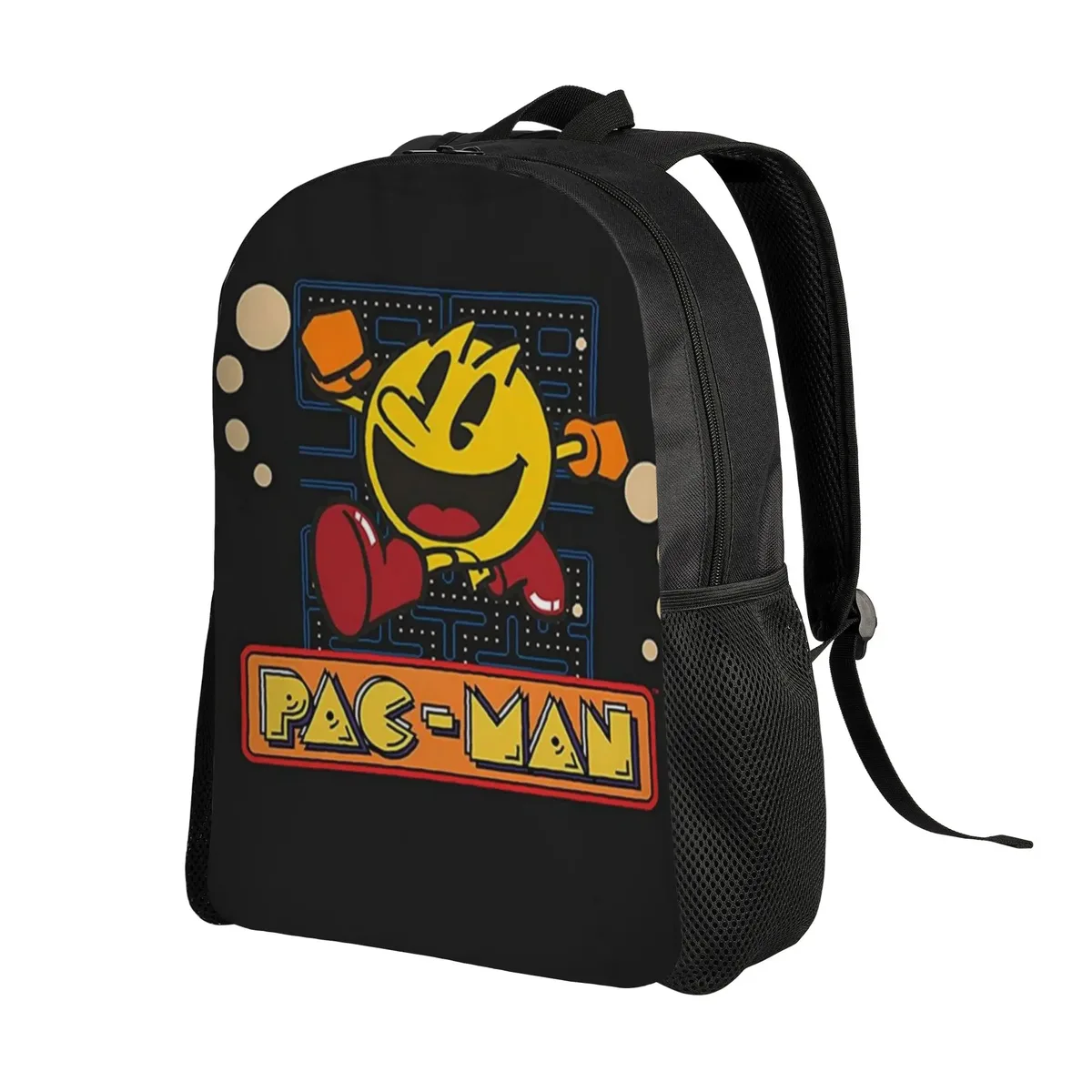 saison de rentrée scolaire sac à dos jaune (3) pac-man sac à dos tendance pour femme