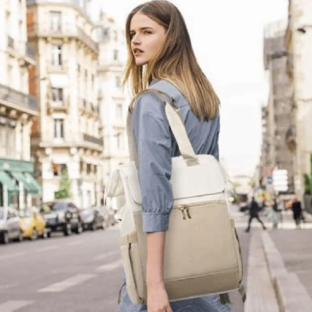 sac à dos de voyage grande capacité pour ordinateur portable, imperméable, multifonctionnel, sac à bandoulière pour maman, résistant à l'usure, léger