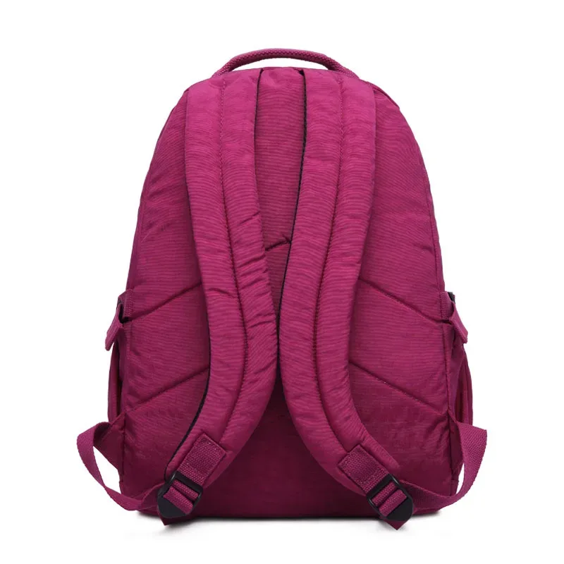nesitu haute qualité léger étanche a4 ordinateur portable garçon fille hommes femmes sac à dos cartable sac de voyage bleu noir gris m0983