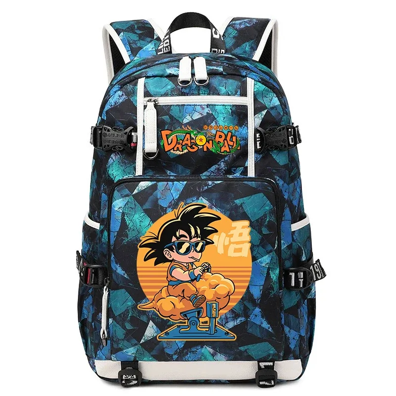 sac à dos d'école imprimé dragon ball z, sac à dos de voyage de grande capacité pour enfants et adolescents