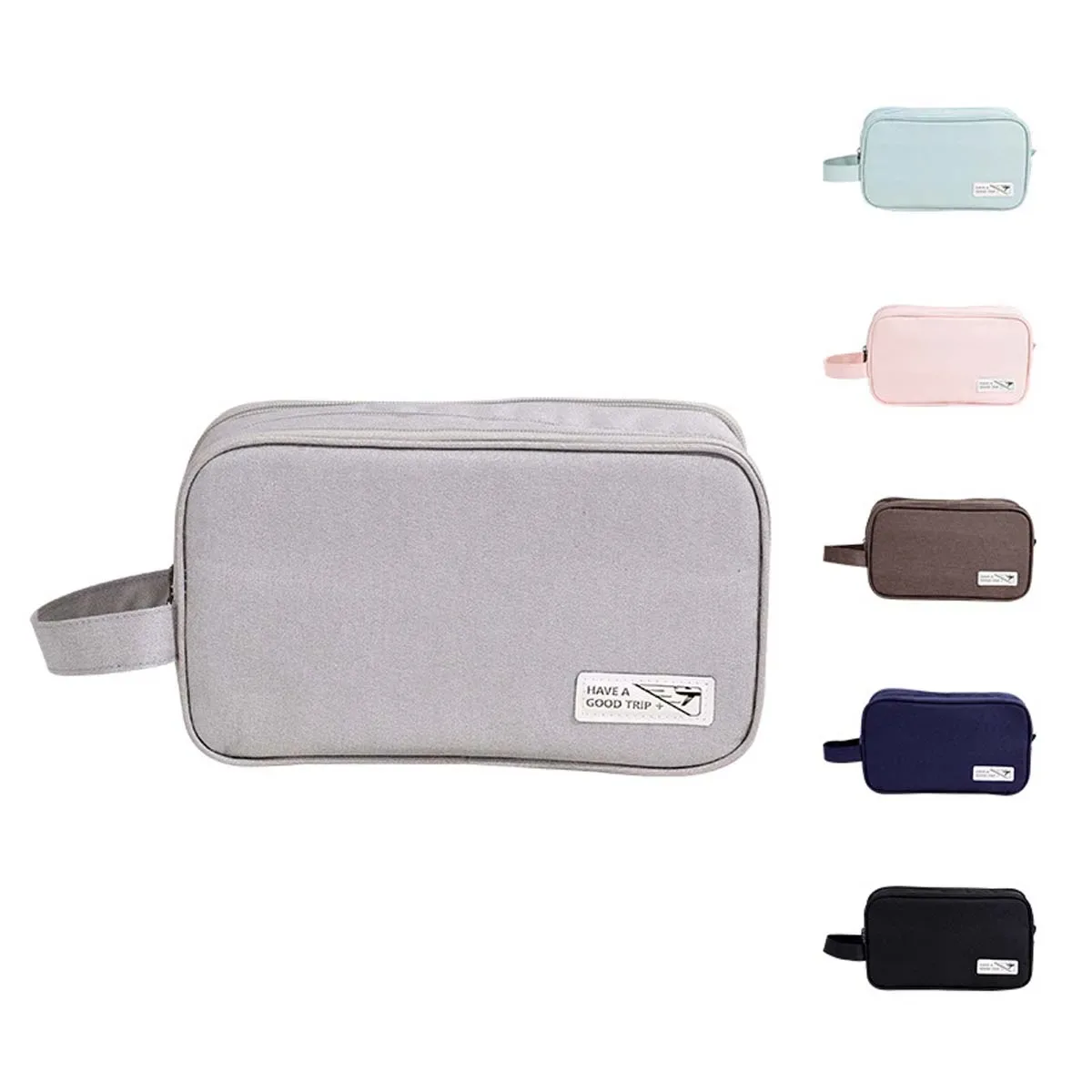 trousse de toilette simple pour voyage d'affaires pour hommes, sac de séparation sec et humide portable, sac de rangement de cosmétiques de voyage de grande capacité, vente en gros