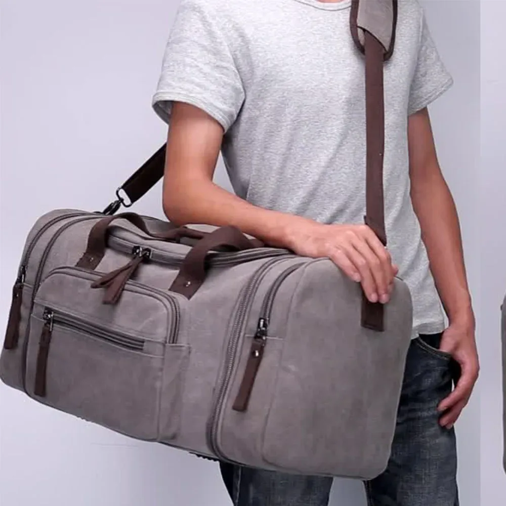sac de sport multifonctionnel geestock pour homme, grande capacité, sac de voyage, sac à main pour le fitness, bagage à main pour homme