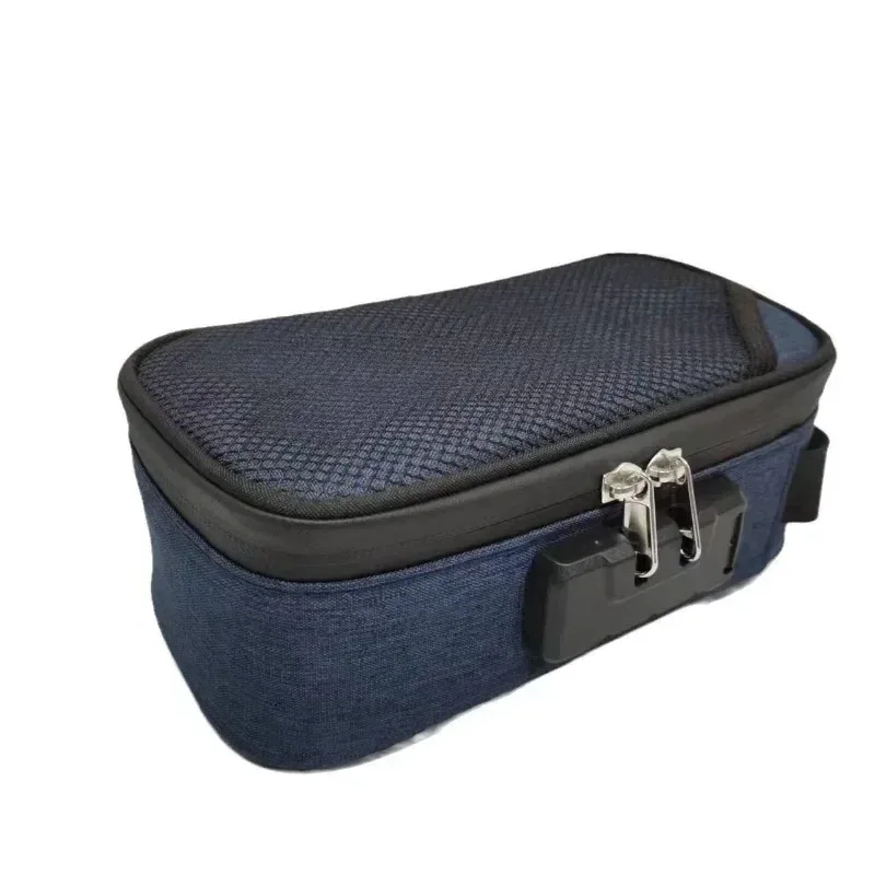 nouveau sac de rangement avec serrure à combinaison, étui de rangement de voyage portable pour hommes/femmes, boîte de maquillage verrouillable, sacs à main de toilette de beauté