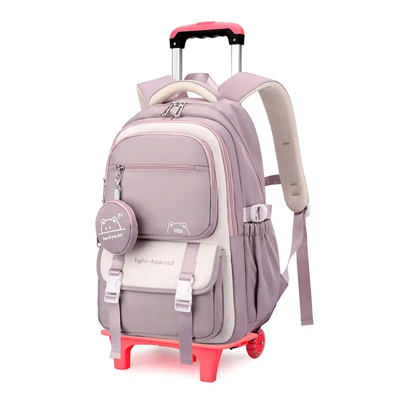 sac à dos d'école pour enfants sac à roulettes sac à dos pour étudiants sac de livre sac d'école roulant pour filles sac à dos à roulettes pour enfants