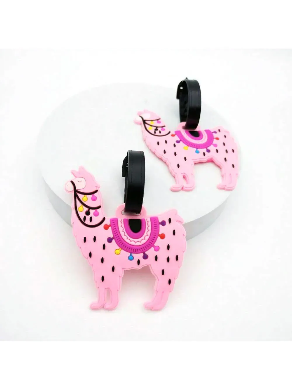 étiquette de bagage en forme d'animal mignon, 1 pièce, accessoires de voyage, porte-valise en gel de silice, étiquette d'embarquement pour bagages, accessoires de voyage