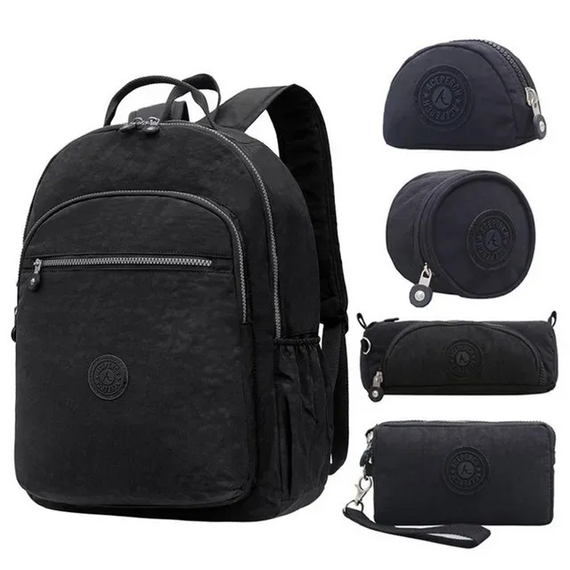 aceperch – sac à dos d'école en nylon pour filles et adolescentes, pour ordinateur portable