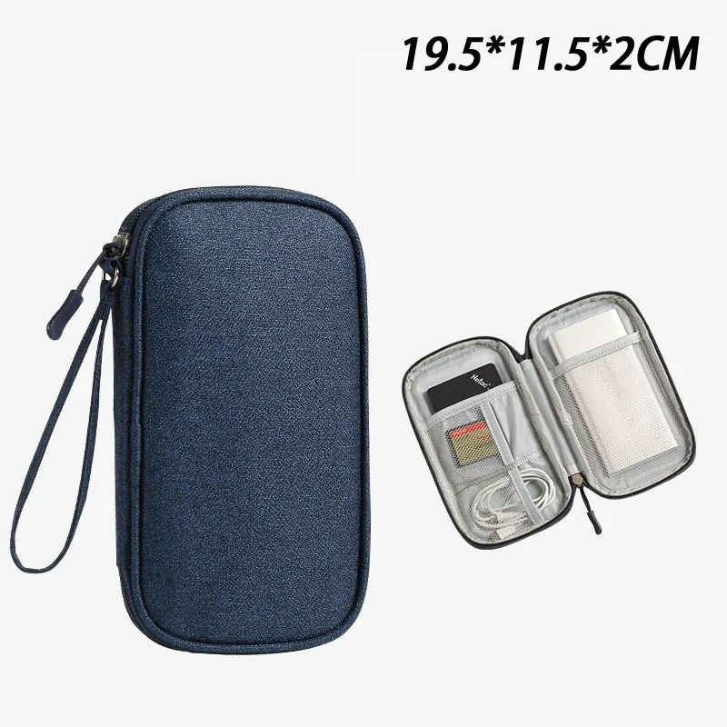 sac de rangement pour câbles usb, sac de rangement portable multifonctionnel pour chargeur et téléphone portable