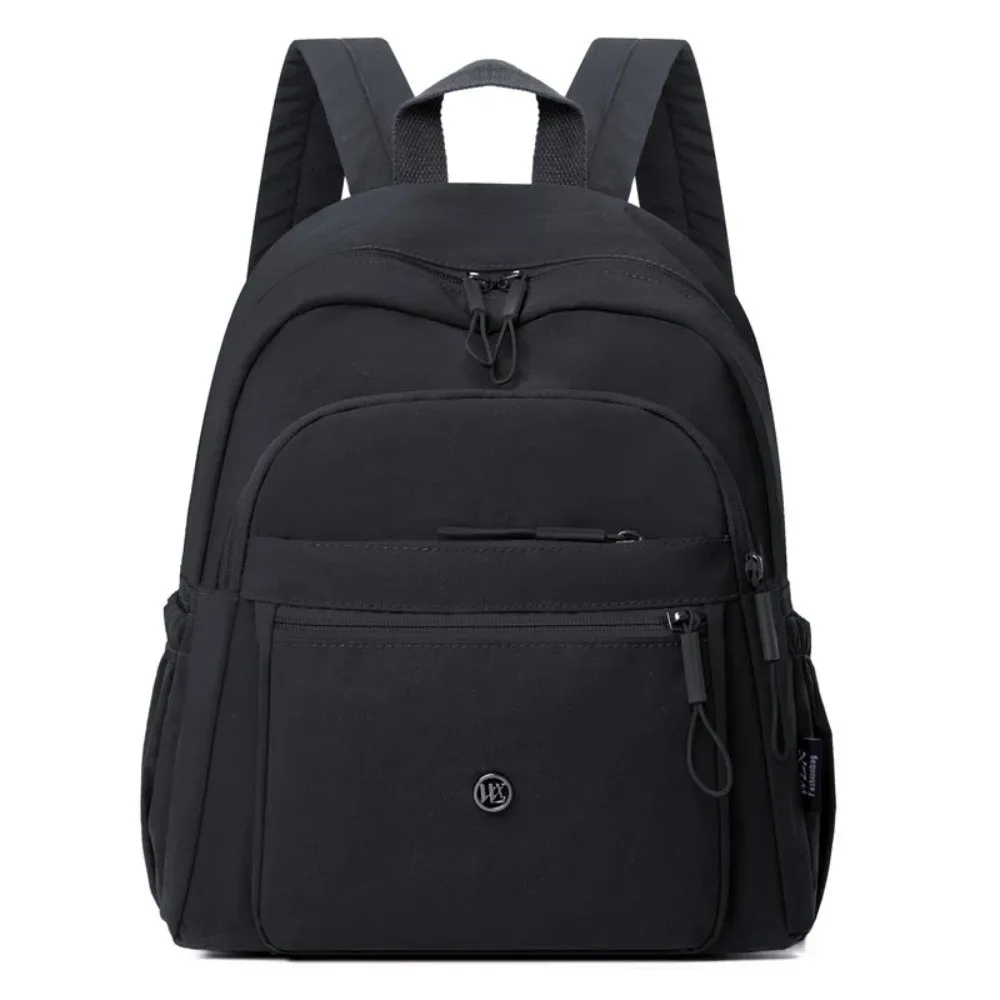 sac à dos en tissu oxford de grande capacité, style japonais, couleur unie, sac à dos décontracté, pochette d'épaule souple et légère, pour tous les jours