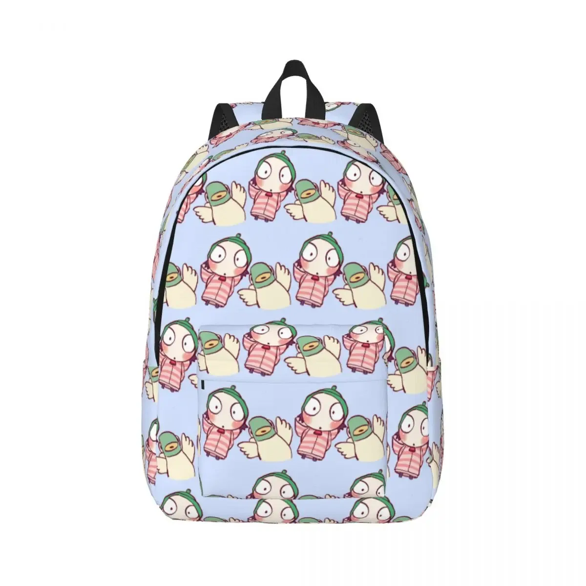 i draw sarah and duck sac à dos d'étudiant, sac d'école, sac à dos de randonnée, sac de voyage pour hommes et femmes, sac à dos à la mode, sacs à bandoulière