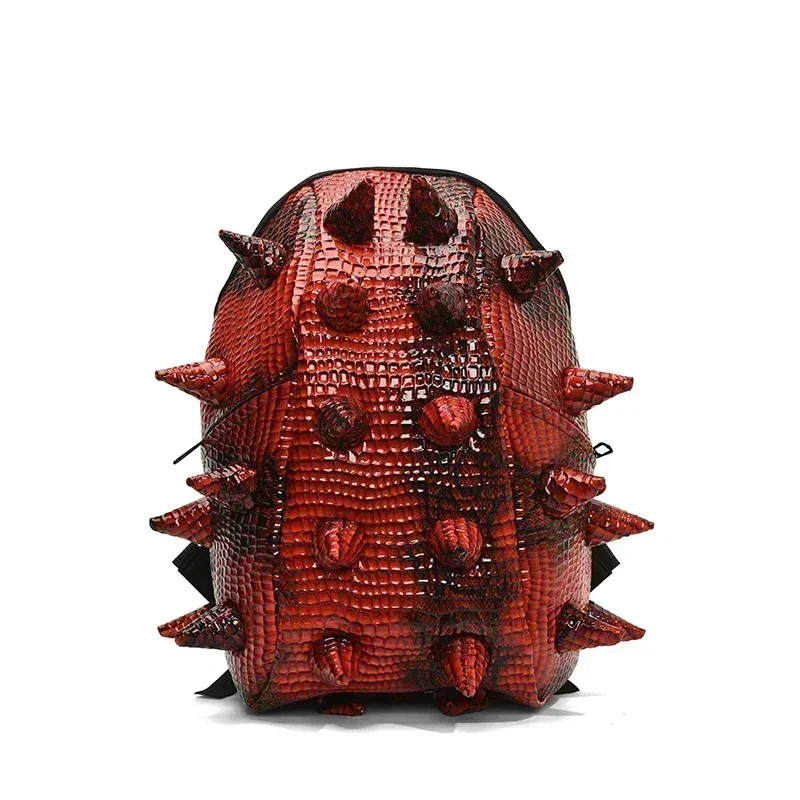 style punk mode conception unique sacs à dos 2025 nouveau hérisson grande capacité sacs style chaud pu personnalité sacs de voyage spike