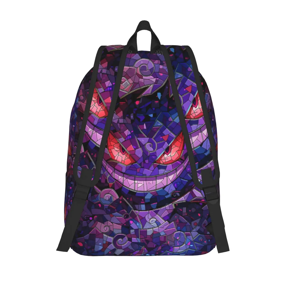 Sac à dos tendance Pokemon Gengar Pumpkin Halloween, Mochilas, sac à dos portable rétro lavable pour l'extérieur
