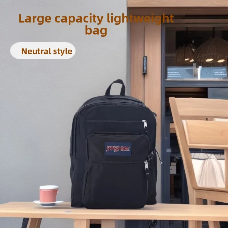 sac à dos d'ordinateur portable jansport léger pour voyage en plein air, nouveau modèle, grande capacité, sac à dos pour étudiants, unisexe, tissu oxford, mini sac urbain