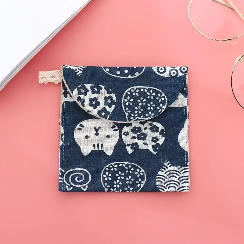 organisateur de cosmétiques pour femmes, sac de rangement pour serviettes hygiéniques, pochette de rangement pour maquillage, porte-monnaie et cartes, petite trousse de toilette pour filles et femmes
