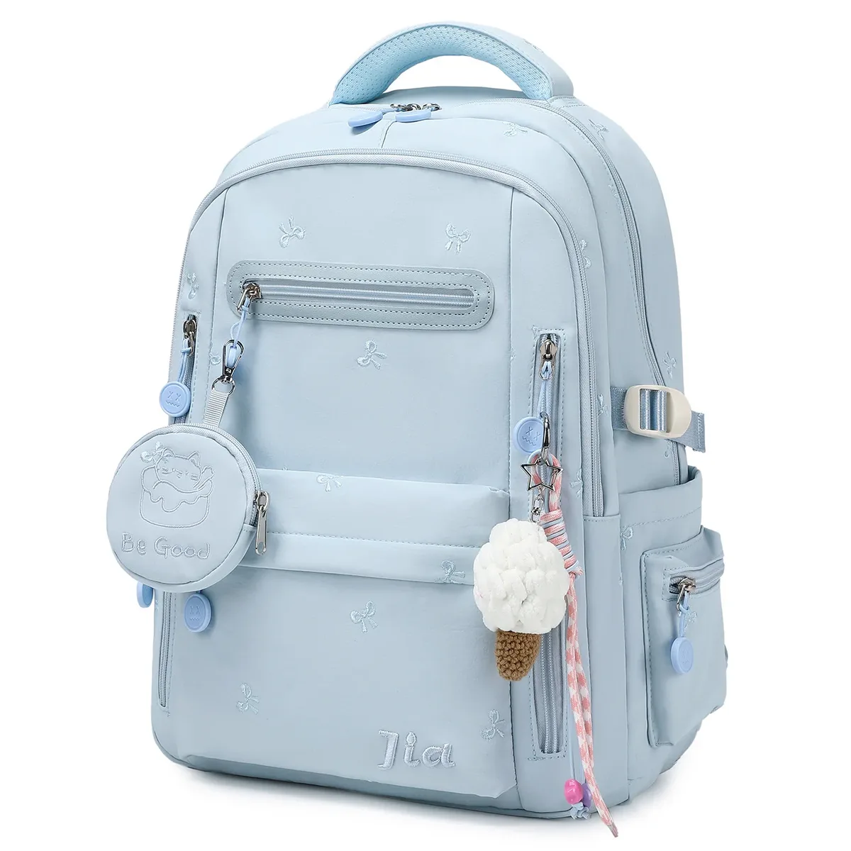 nouveau sac d'école orthopédique minimaliste pour les élèves du collège, sac à dos de voyage grande capacité pour les filles, multicolores, pour les trajets quotidiens