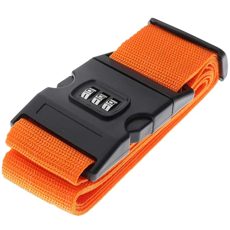 sangle de bagage en nylon réglable, 1 pièce, sangle à boucle pour valise de voyage, accessoires de voyage, emballage de valise, ceinture de sécurité