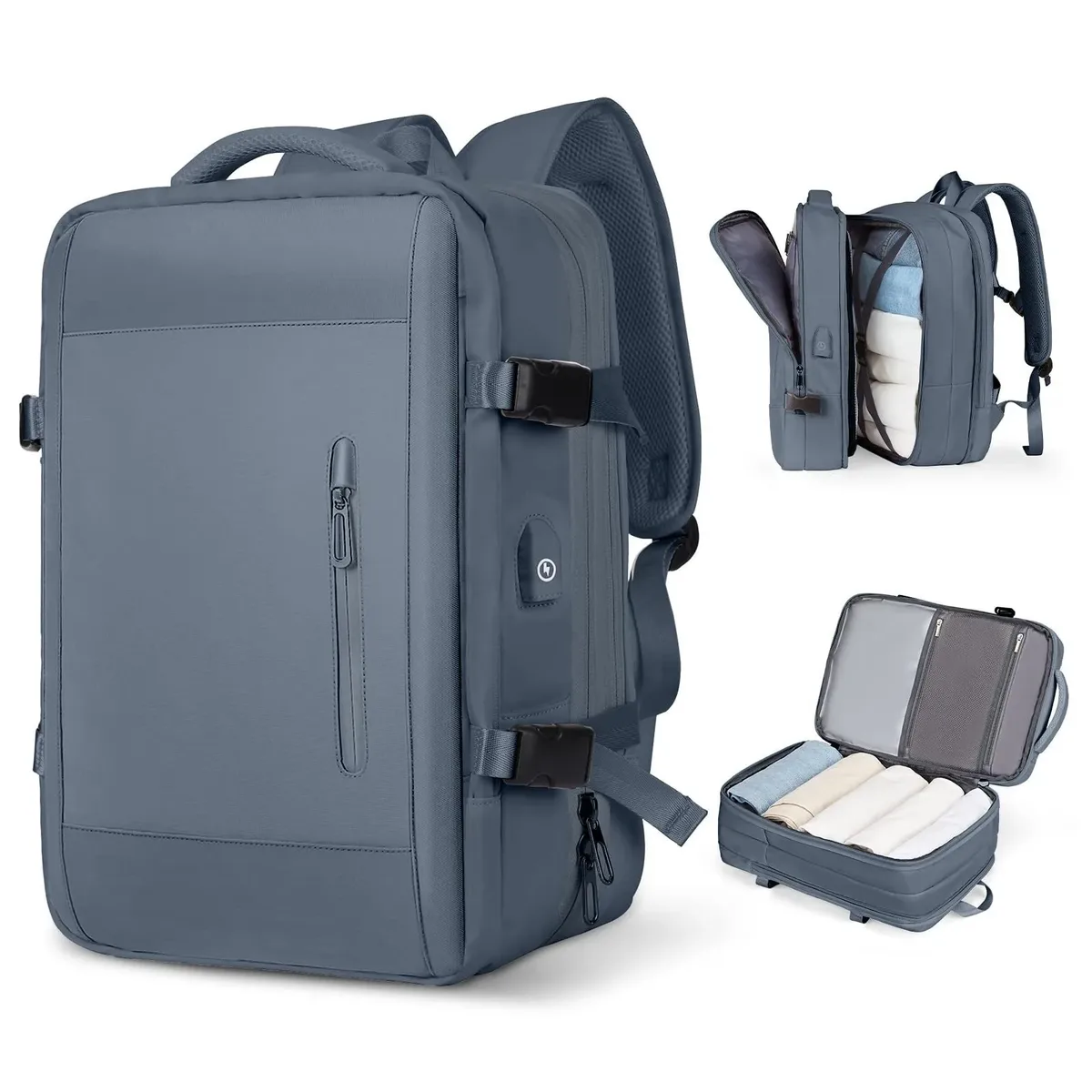 sacs à dos de charge multifonctionnels de grande capacité, sacs d'affaires, sac à dos de voyage extensible en avion, sac pour ordinateur portable, bagages, nouveau
