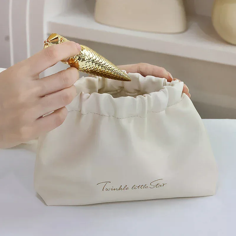 nouvelle trousse de rangement pour cosmétiques en pu, portable, simple, mini, pour rouge à lèvres, maquillage, organiseur de bijoux pour femme, pochette portable