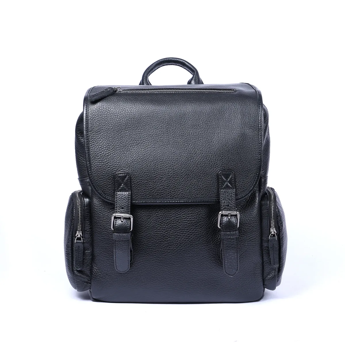 sac à dos décontracté s.worker en cuir véritable, sac à bandoulière pour ordinateur portable en cuir de vachette pleine fleur, sac d'école décontracté