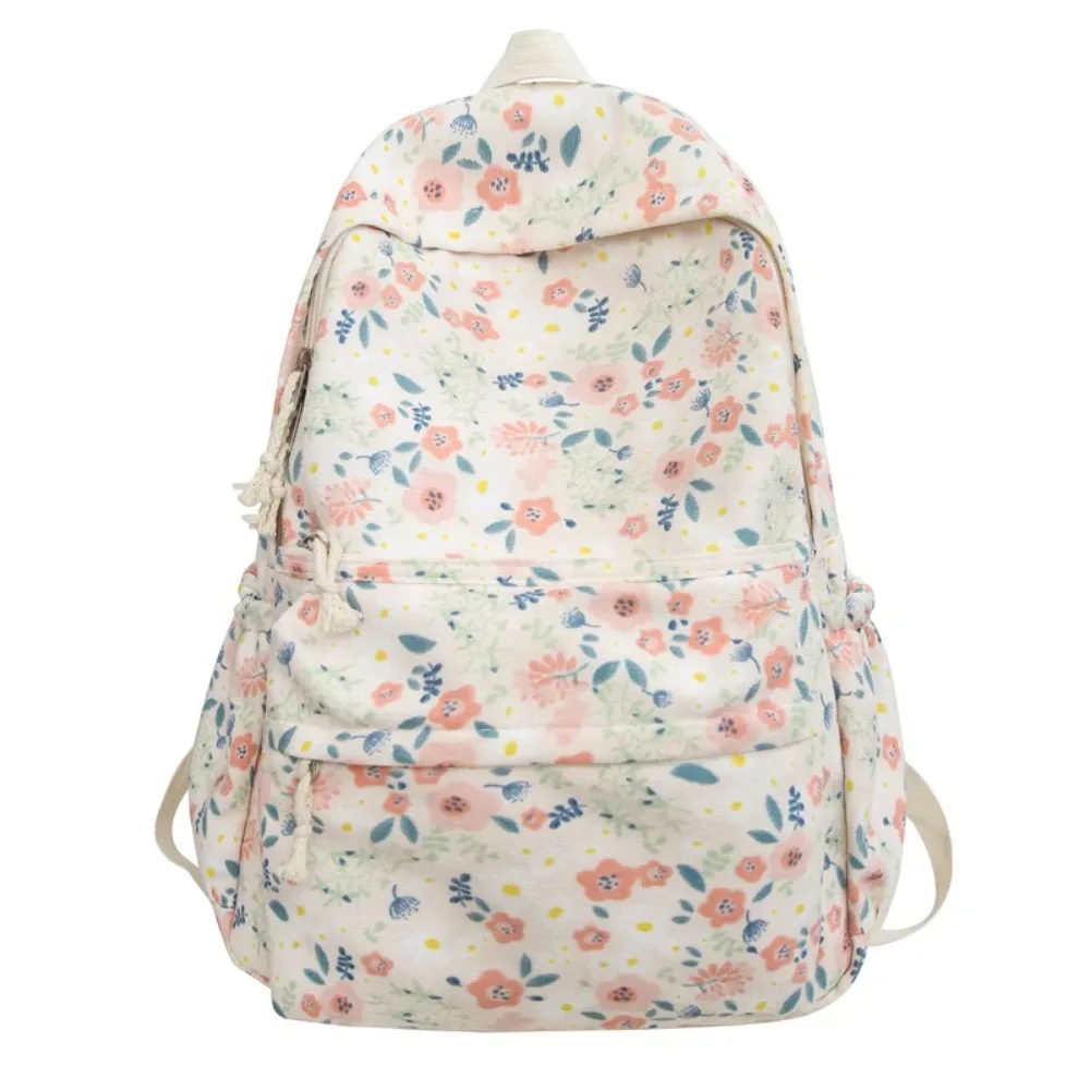 nouveaux sacs à dos pour femmes à imprimé floral, multifonctionnels, grande capacité, sac à dos scolaire, sac à fermeture éclair, sac à livres pour étudiants
