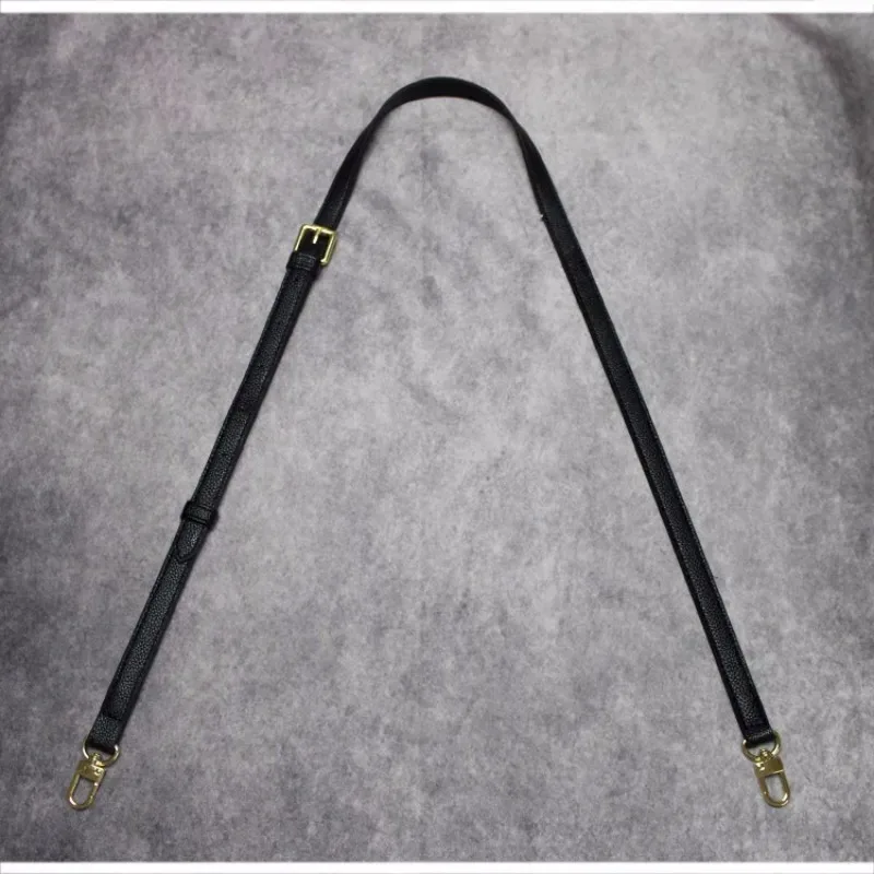 sac noir en cuir pu pour femmes, sangle d'épaule, ceinture réglable, poignée de remplacement, accessoires