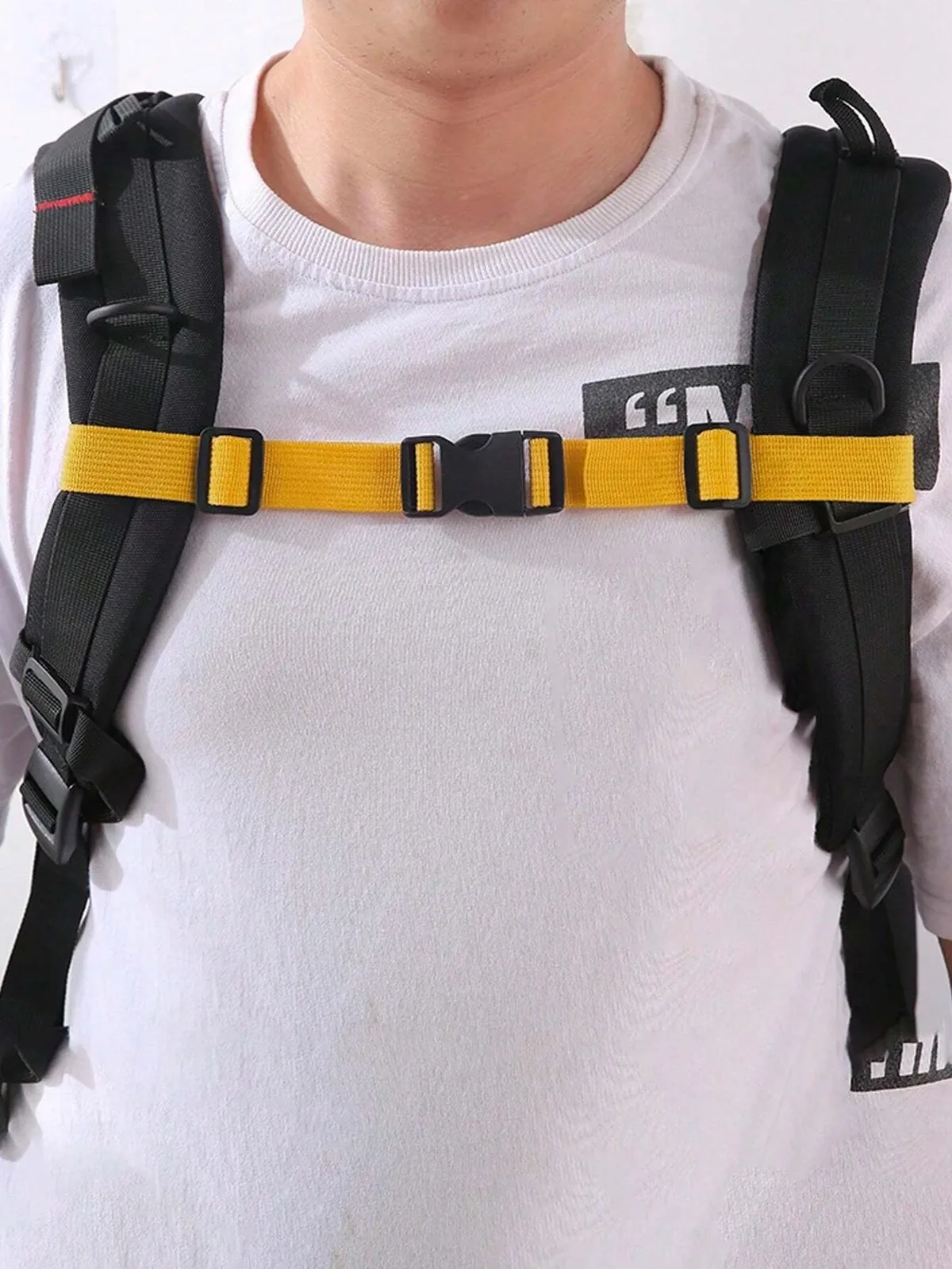 sangle de poitrine pour sac à dos avec boucle à dégagement rapide, sangle de sac à dos avec boucle de fixation avant, adaptée aux accessoires de sac à bagages