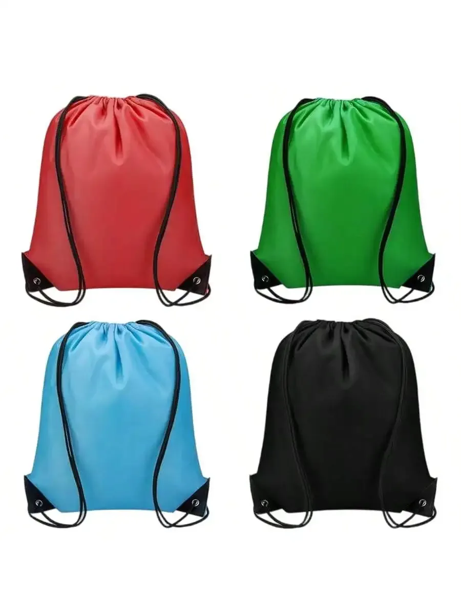 sacs à dos à cordon de serrage 1-10 couleurs, fourre-tout de rangement en polyester, sac à cordon en vrac pour le sport, la salle de sport, les voyages, la natation