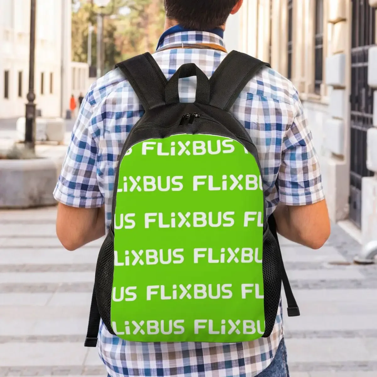 sac à dos flixbus pour étudiants, garçons et filles, sac d'école, sac à bandoulière pour ordinateur