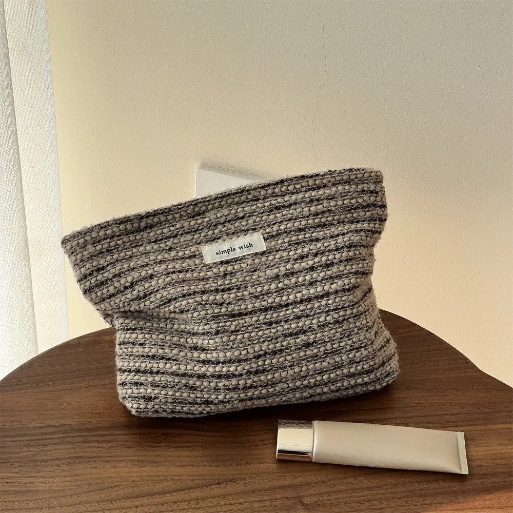 trousse de maquillage vintage pour femmes, grande capacité, organisateur de voyage, rangement, trousse de toilette, pochette, sac à cosmétiques