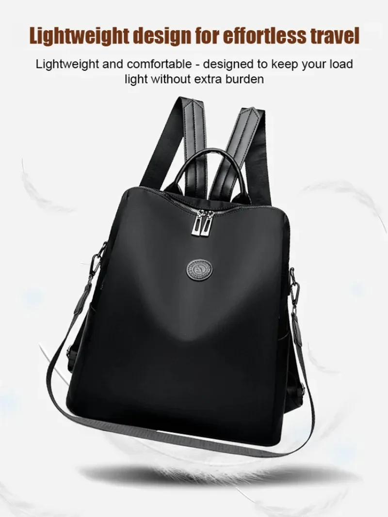 sac à dos multifonctionnel pour femmes, sac à dos de voyage de grande capacité avec sangle pour bagages, sac à dos d'étudiant épaissi