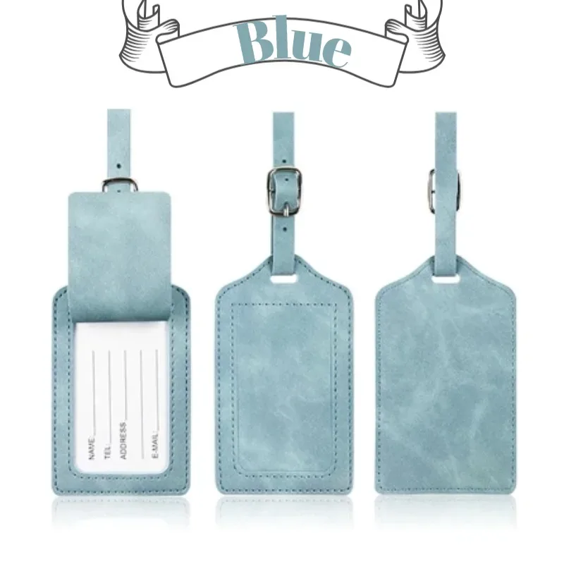 pomelo best étiquette de bagage en cuir pu pour femmes et hommes, protection de la vie privée, accessoire de voyage